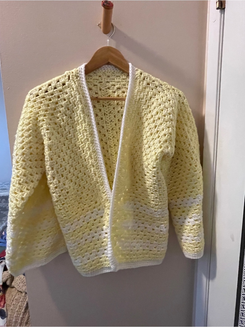 Handmade crochet cardigan